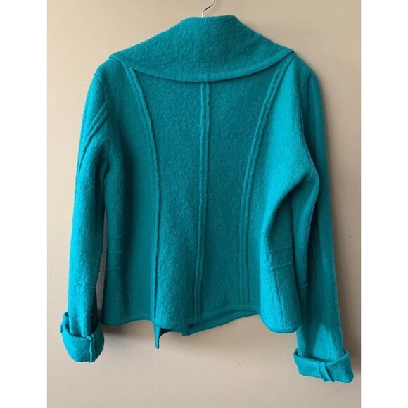 Vintage "ADIEU" by Philip & Jane Gordon Women's Wool Jacket Green Size Medium - Picture 4 of 6